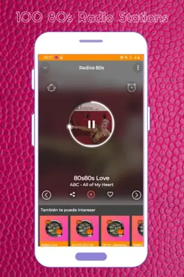 Radios 80s android App screenshot 3